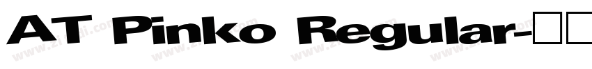AT Pinko Regular字体转换